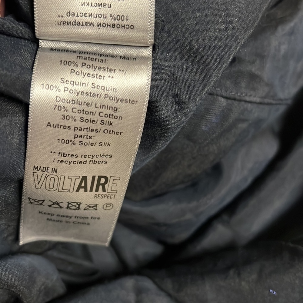 Zadig & Voltaire navy sequin dress size XS - Picture 15 of 15